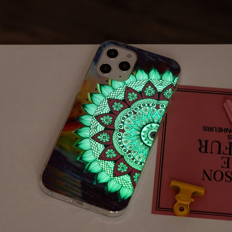 Cover iPhone 12 Pro Max Fluorescerende Mandala