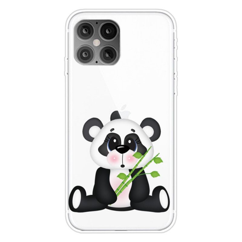 Cover iPhone 12 Pro Max Gennemsigtig Trist Panda Original