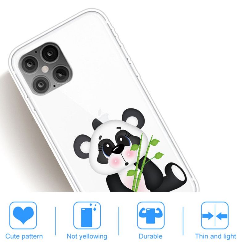 Cover iPhone 12 Pro Max Gennemsigtig Trist Panda Original