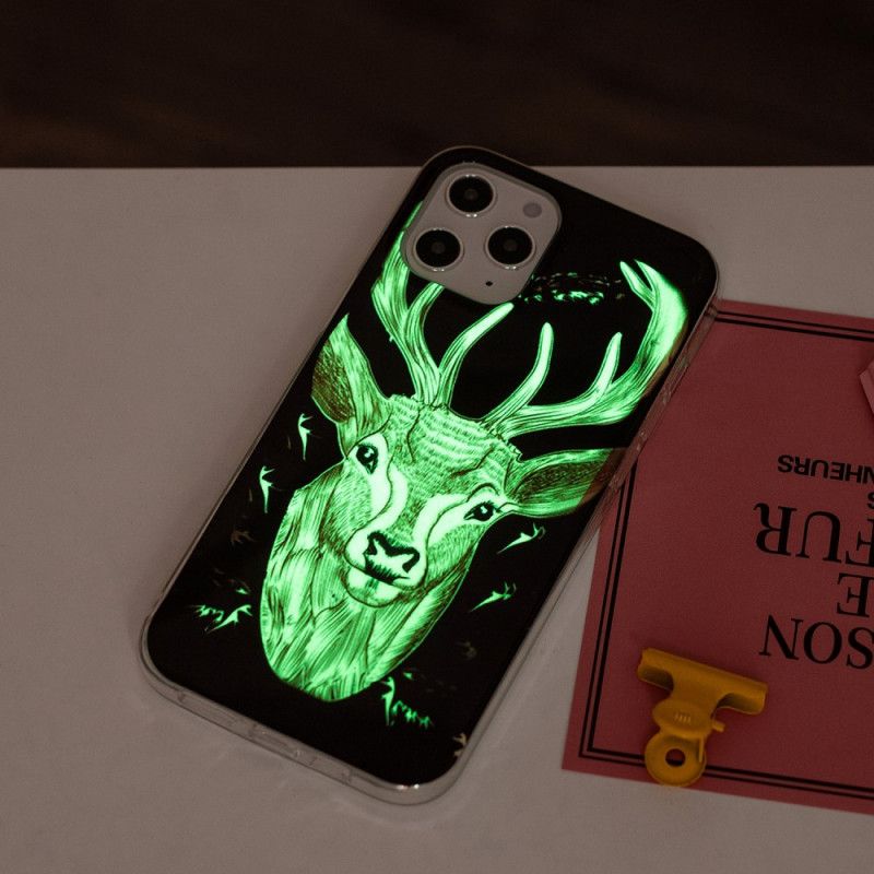 Cover iPhone 12 Pro Max Majestætisk Fluorescerende Hjorte Original