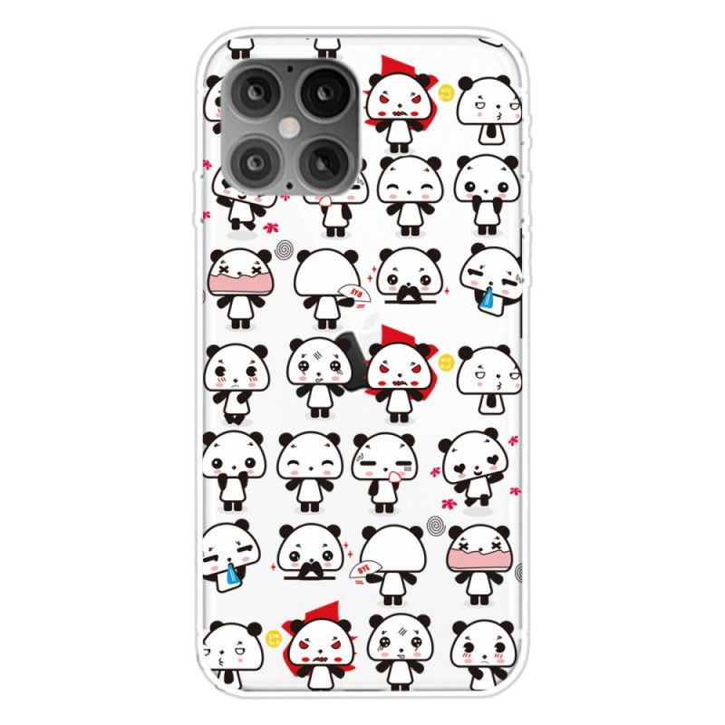 Cover iPhone 12 Pro Max Mobilcover Sjove Pandaer