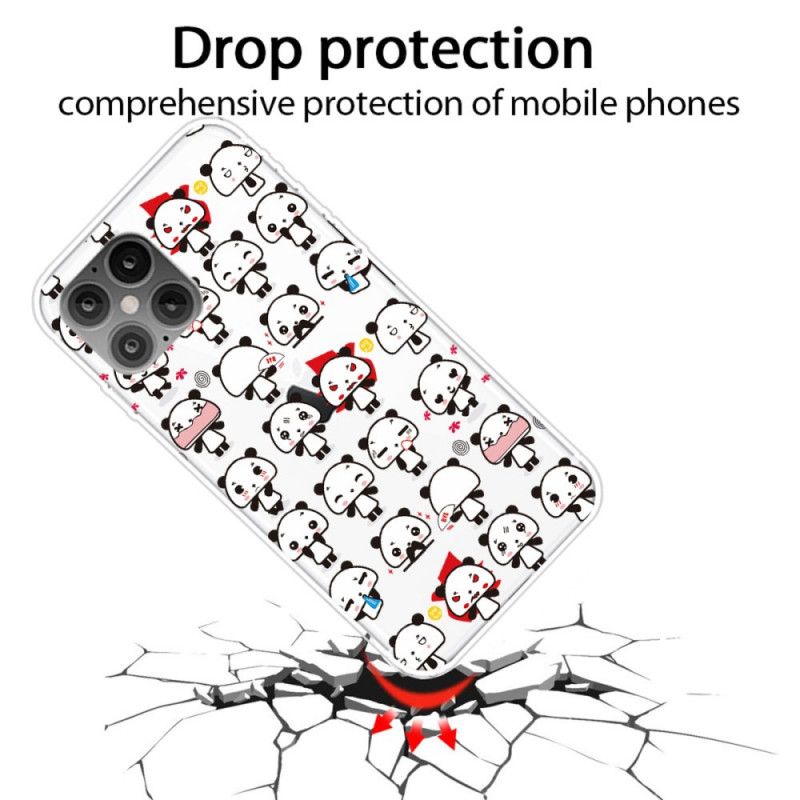 Cover iPhone 12 Pro Max Mobilcover Sjove Pandaer