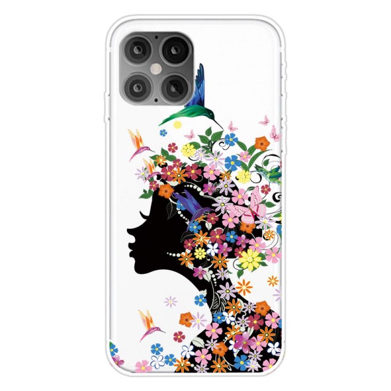 Cover iPhone 12 Pro Max Mobilcover Smukt Blomsterhoved