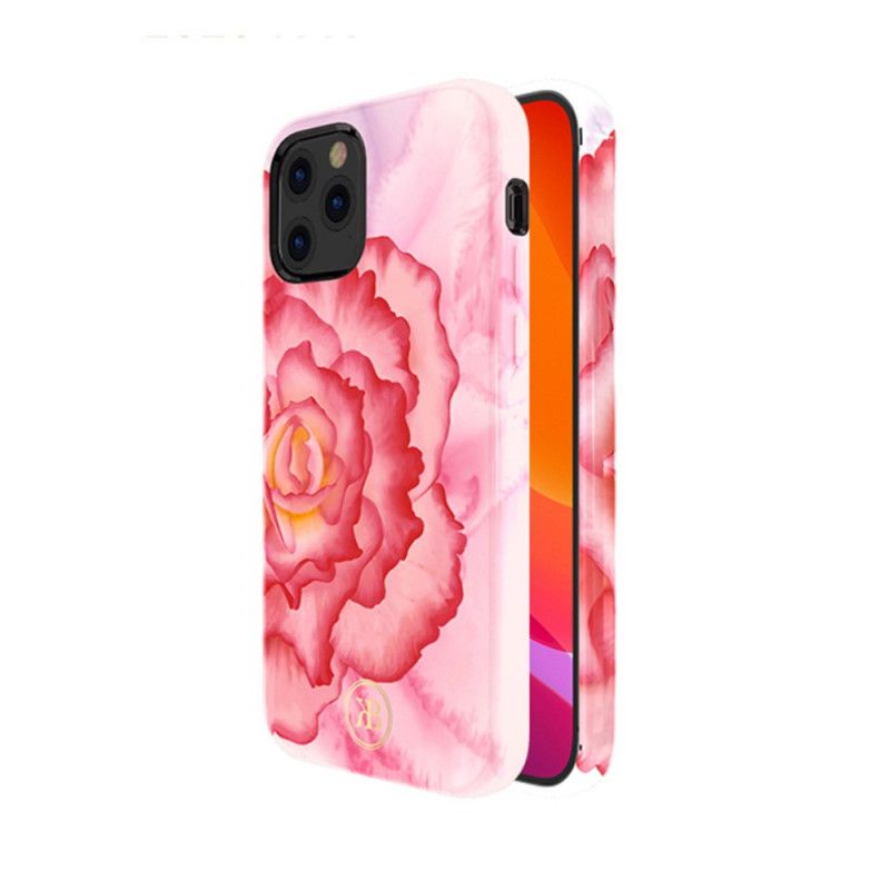 Cover iPhone 12 Pro Max Pink Blomster Luksus Kingxbar Beskyttelse