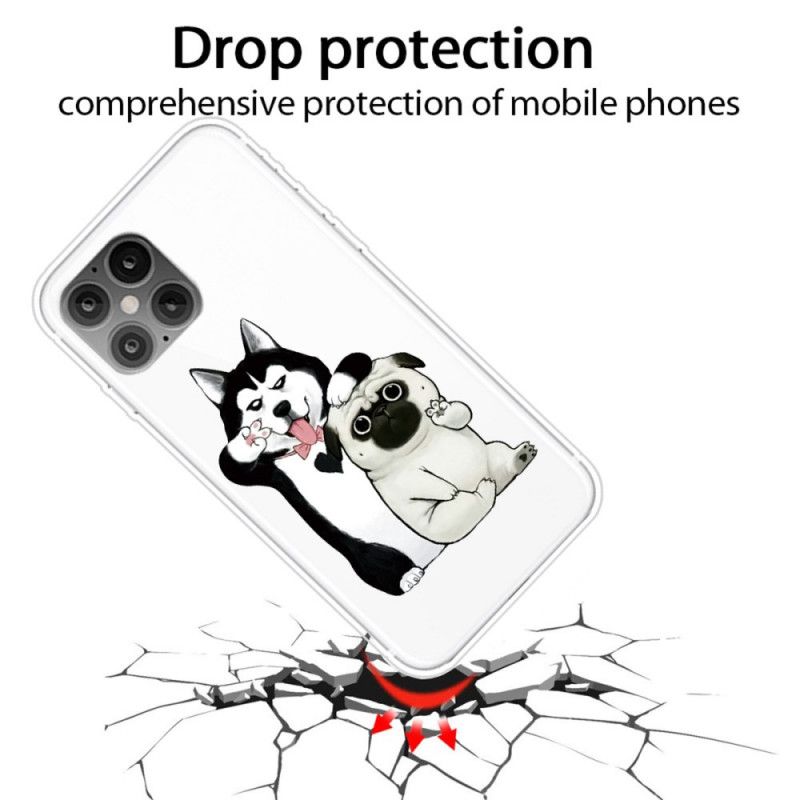 Cover iPhone 12 Pro Max Sjove Hunde Original