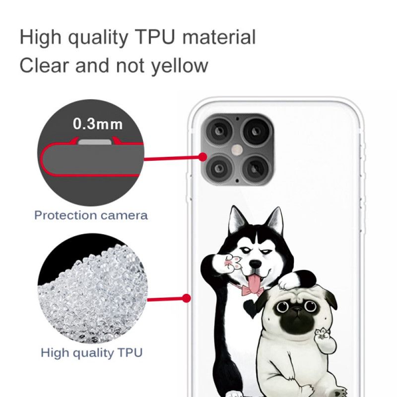 Cover iPhone 12 Pro Max Sjove Hunde Original