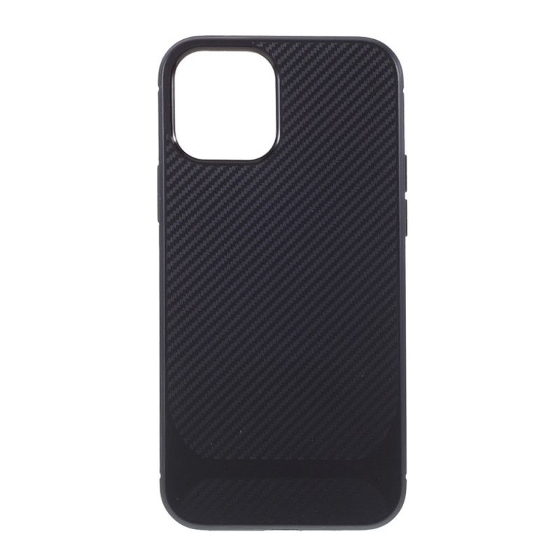 Cover iPhone 12 Pro Max Sort Farve Carbon Fiber