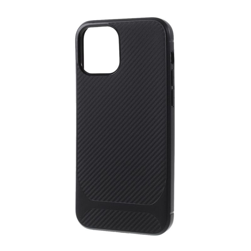 Cover iPhone 12 Pro Max Sort Farve Carbon Fiber