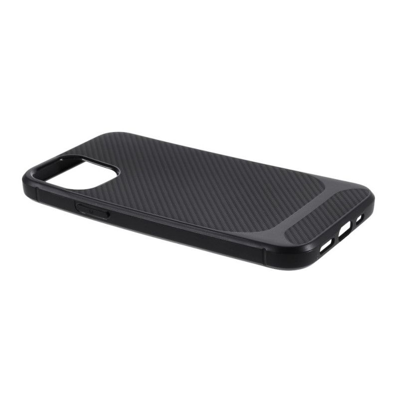 Cover iPhone 12 Pro Max Sort Farve Carbon Fiber