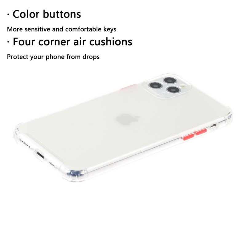 Cover iPhone 12 Pro Max Sort Farvede Forstærkede Hjørner Original