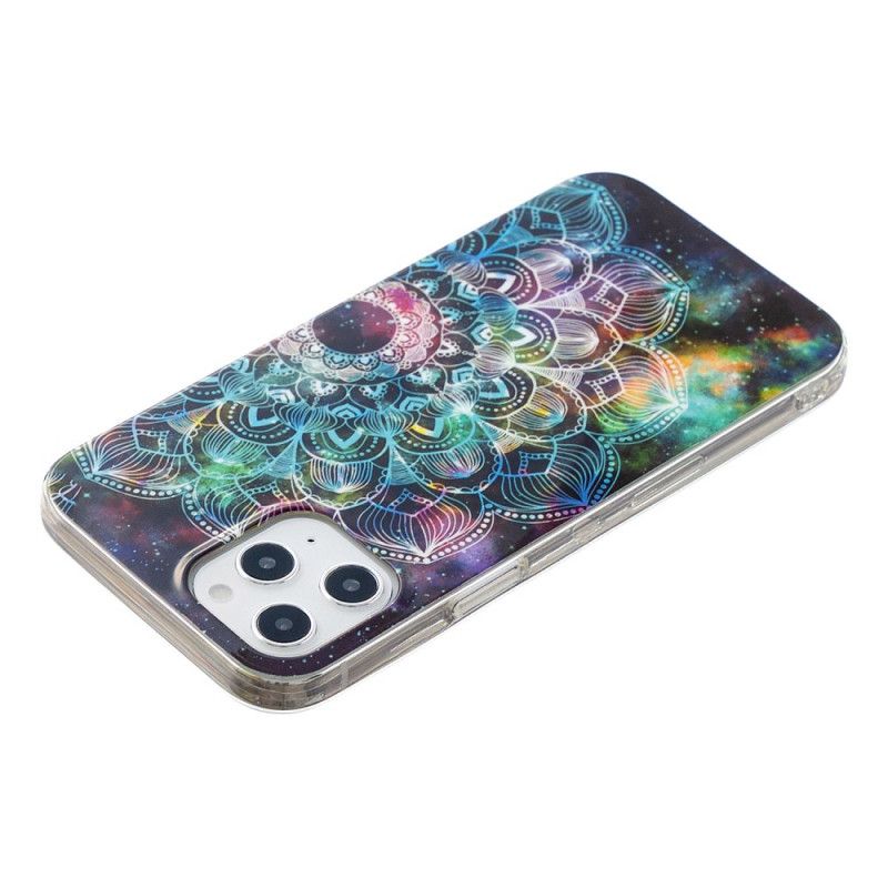 Cover iPhone 12 Pro Max Sort Fluorescerende Blomsterserie