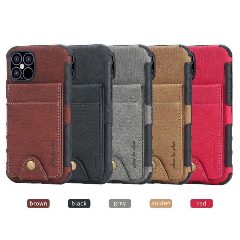 Cover iPhone 12 Pro Max Sort Foldekortholder