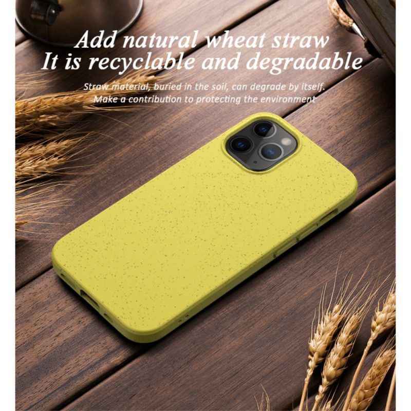 Cover iPhone 12 Pro Max Sort Hvedestrådesign Beskyttelse