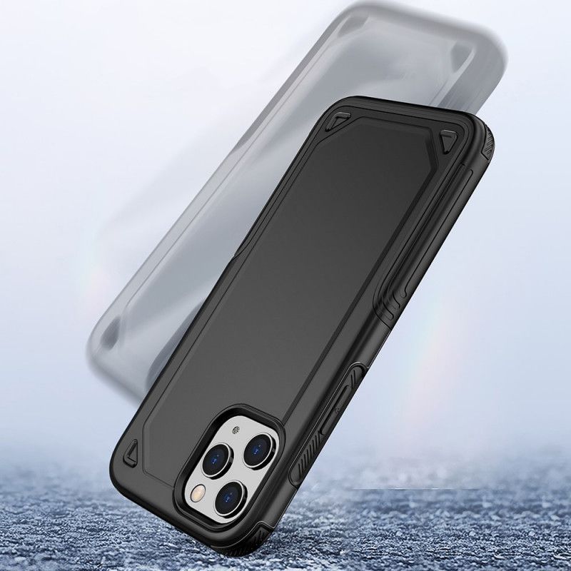 Cover iPhone 12 Pro Max Sort Premium Metaleffekt Original