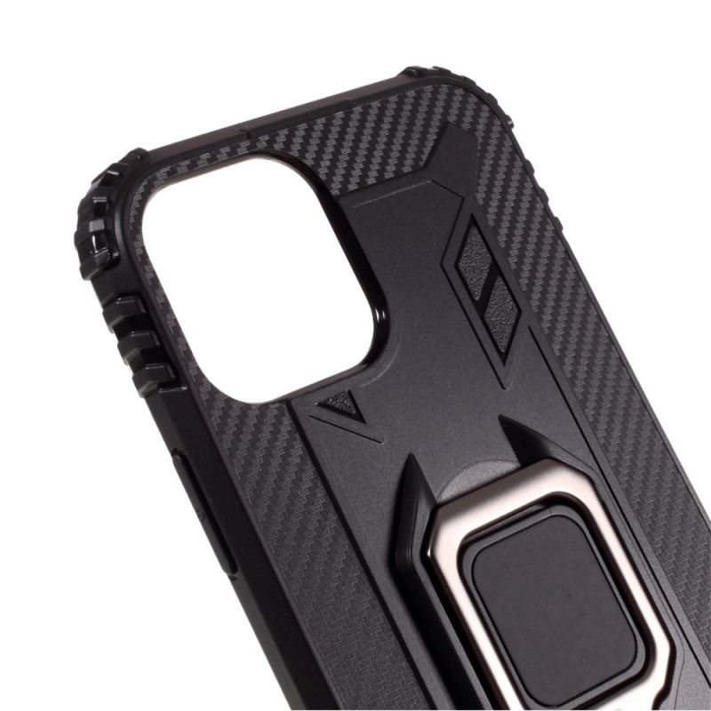 Cover iPhone 12 Pro Max Sort Premium Ring