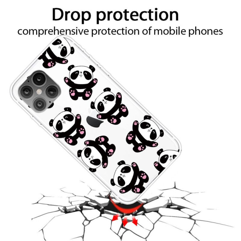 Cover iPhone 12 Pro Max Top Sjove Pandaer