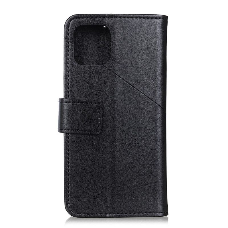 Flip Cover Læder for iPhone 12 Pro Max Sort Nitte X Design