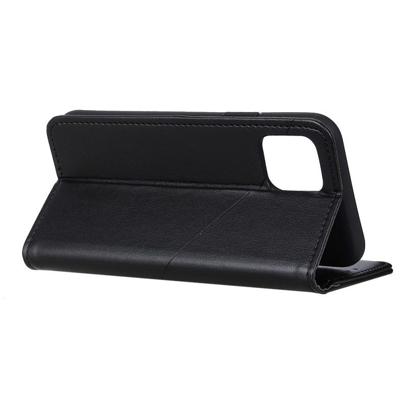 Flip Cover Læder for iPhone 12 Pro Max Sort Nitte X Design