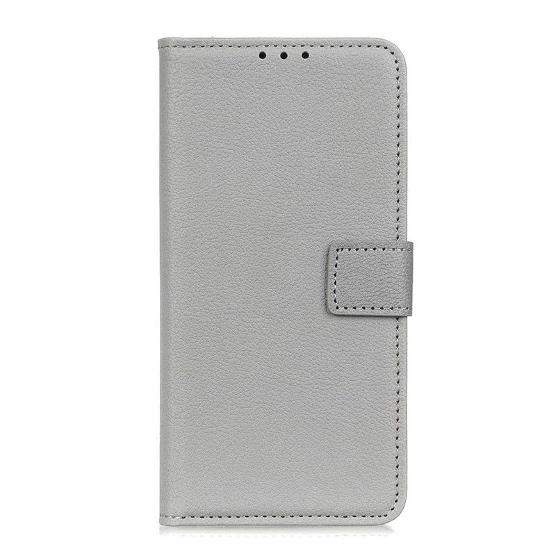 Flip Cover Læder for iPhone 12 Pro Max Sort Retrosyet Lychee-Imiteret Læder