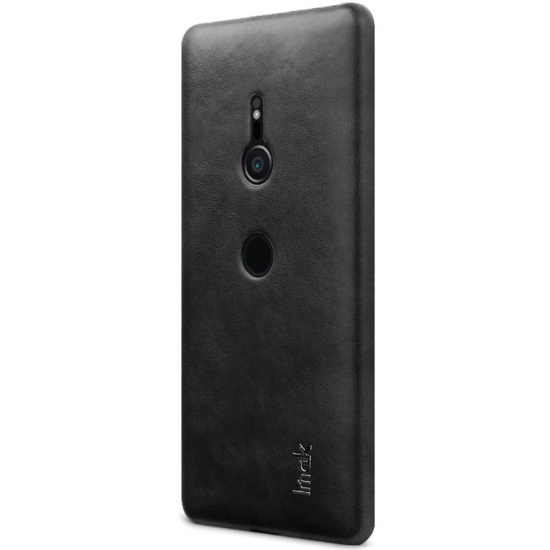 Cover Sony Xperia XZ3 Sort Imak Ruiyi Serie Læder Effekt Original