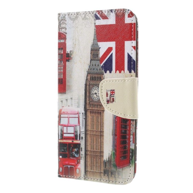 Flip Cover Læder for Sony Xperia XZ3 Liv I London