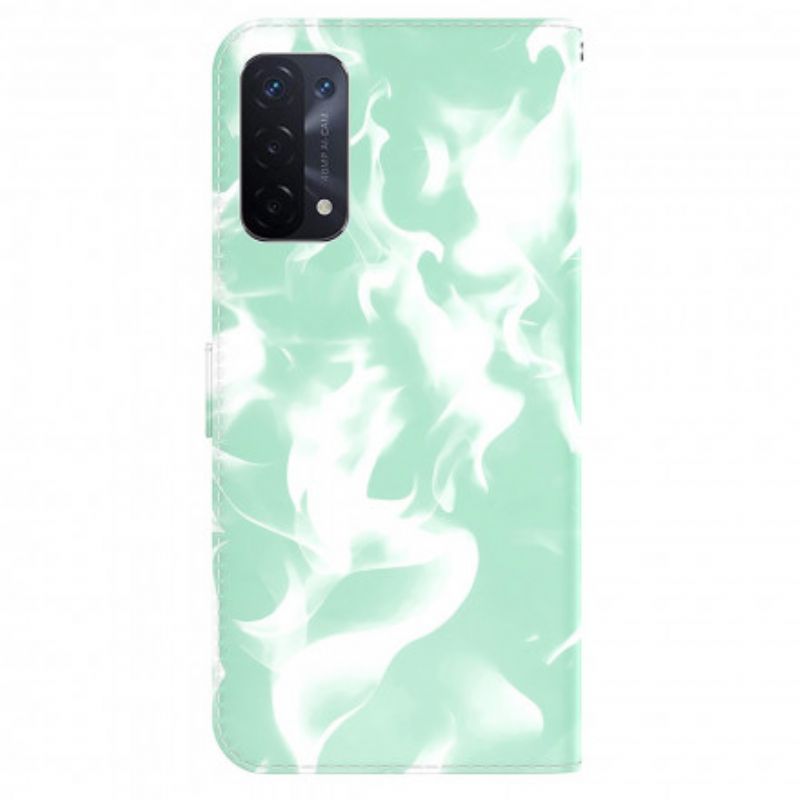 Flip Cover Oppo A54 5g / A74 5g Abstrakt Mønster