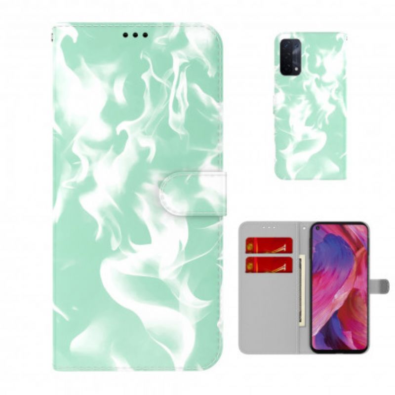 Flip Cover Oppo A54 5g / A74 5g Abstrakt Mønster