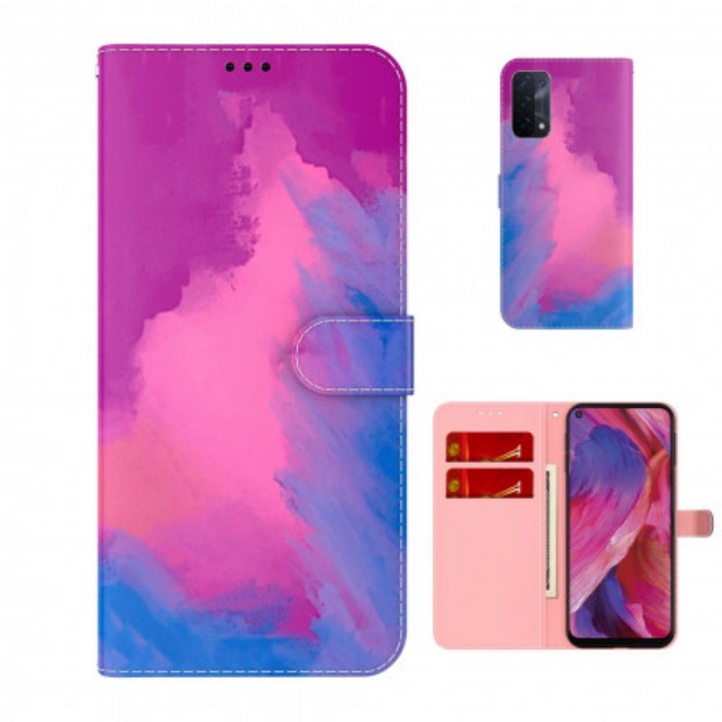 Flip Cover Oppo A54 5g / A74 5g Akvarel