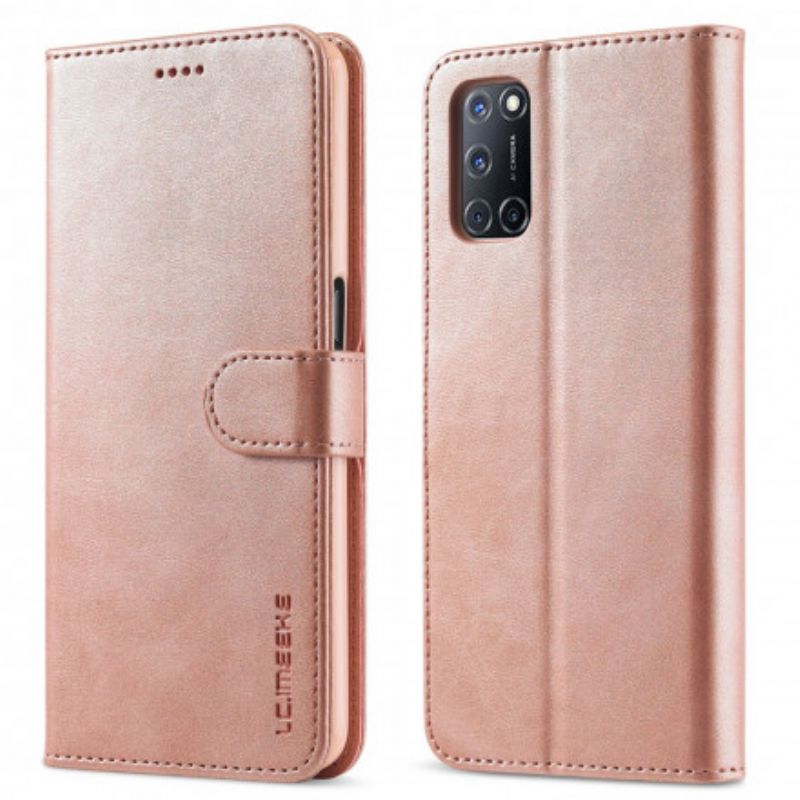 Flip Cover Oppo A54 5g / A74 5g Lc.imeeke Lædereffekt