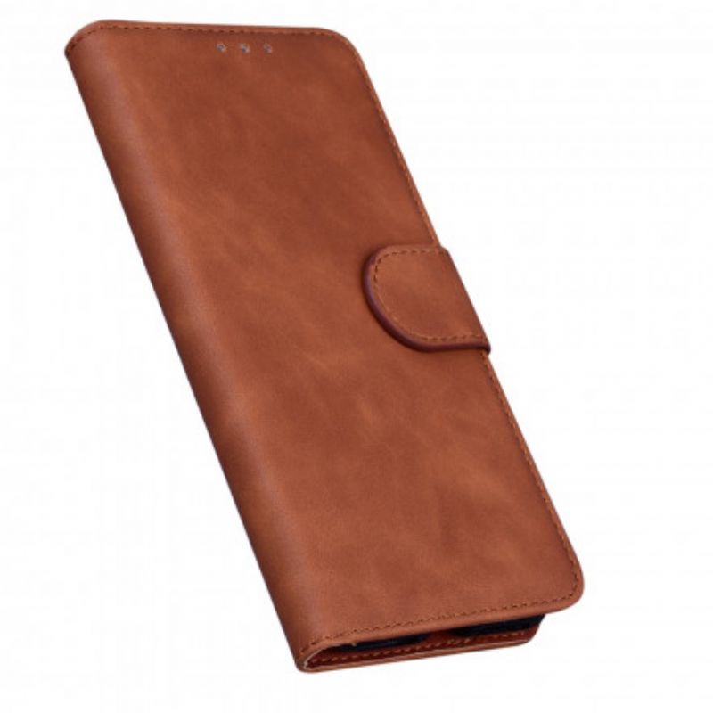 Flip Cover Oppo A54 5g / A74 5g Monokrom Lædereffekt