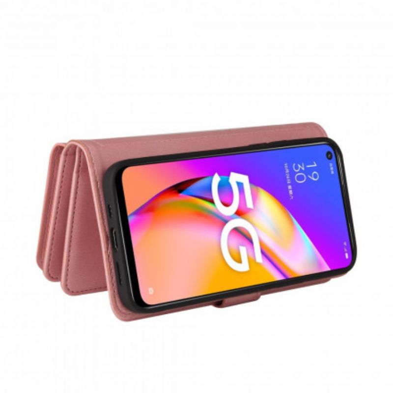 Flip Cover Oppo A54 5g / A74 5g Multi-funktion 10 Kortholder