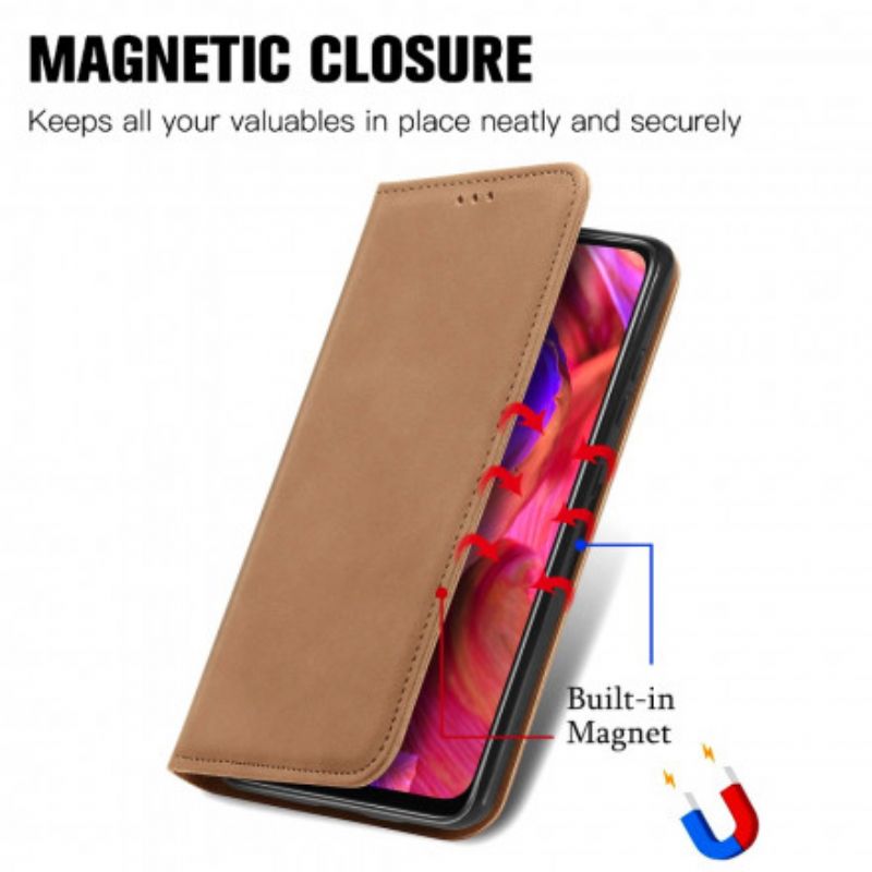 Flip Cover Til Oppo A54 5g / A74 5g Skin-touch