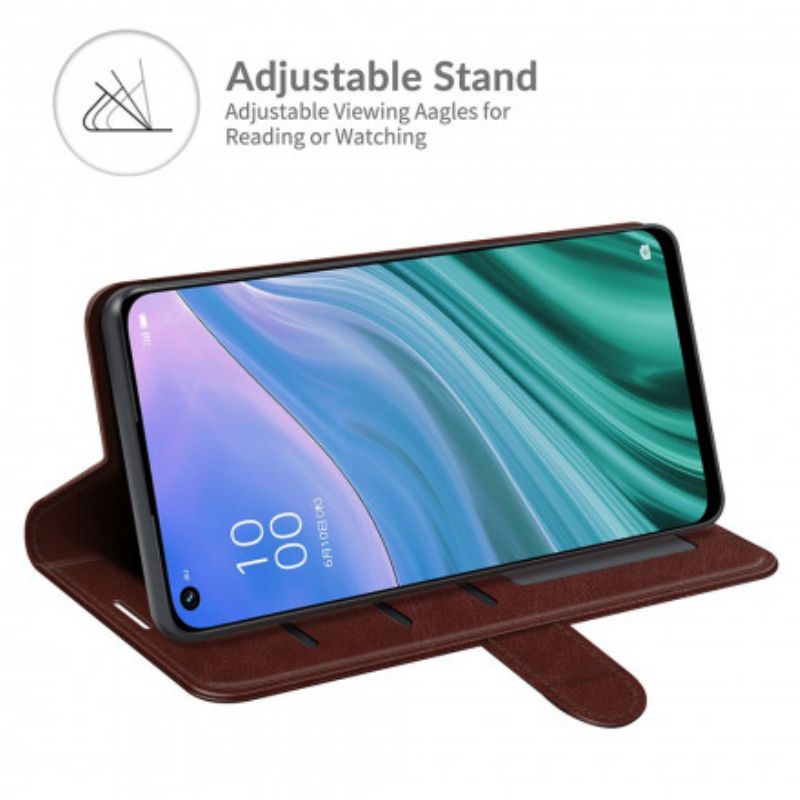 Læder Cover Oppo A54 5g / A74 5g Kunstlæder Ultra