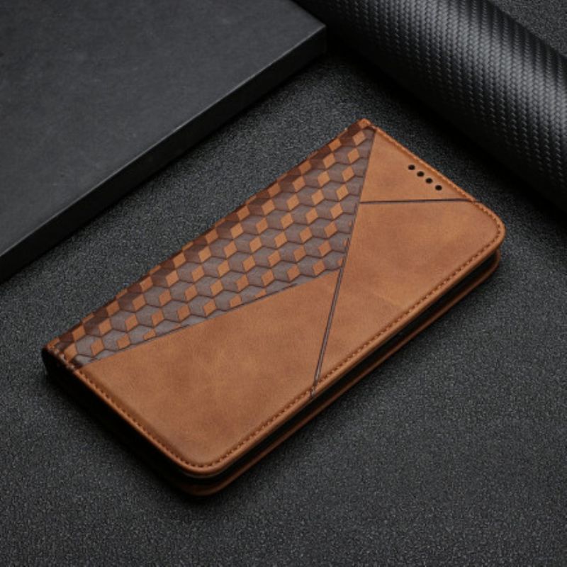 Læder Cover Oppo A54 5g / A74 5g Skin-touch Cubic Style