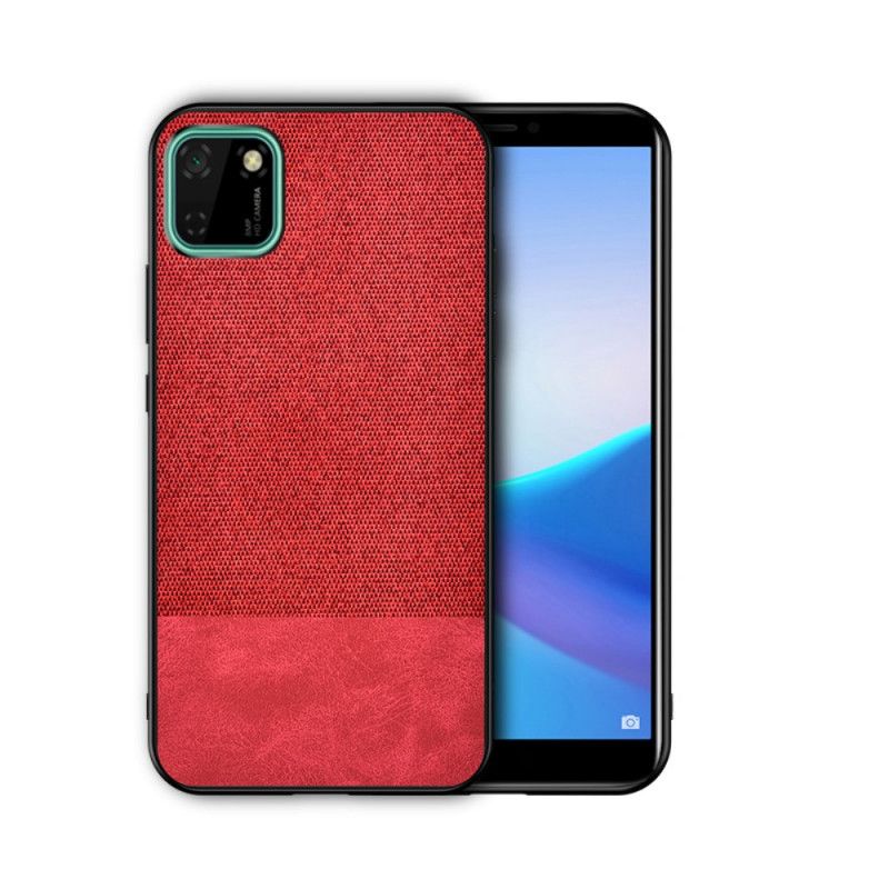 Cover for Huawei Y5p Rød Kunststof Læder Bidestruktur