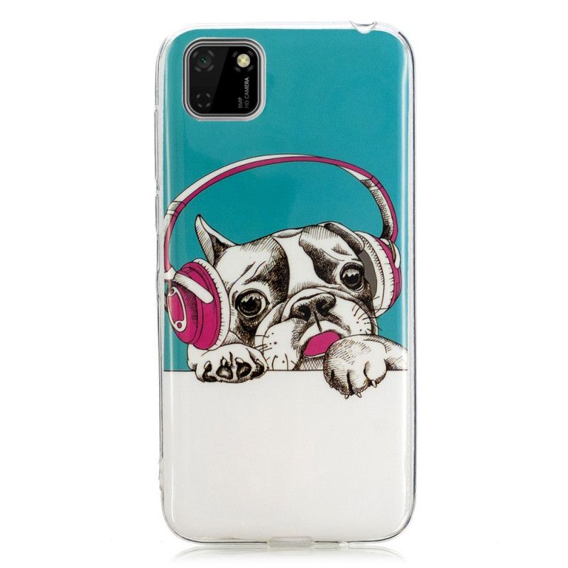 Cover Huawei Y5p Fluorescerende Hund