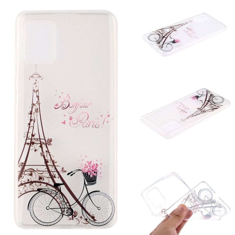 Cover Huawei Y5p Gennemsigtig Hej Paris