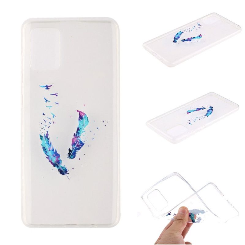 Cover Huawei Y5p Gennemsigtige Fjer Original