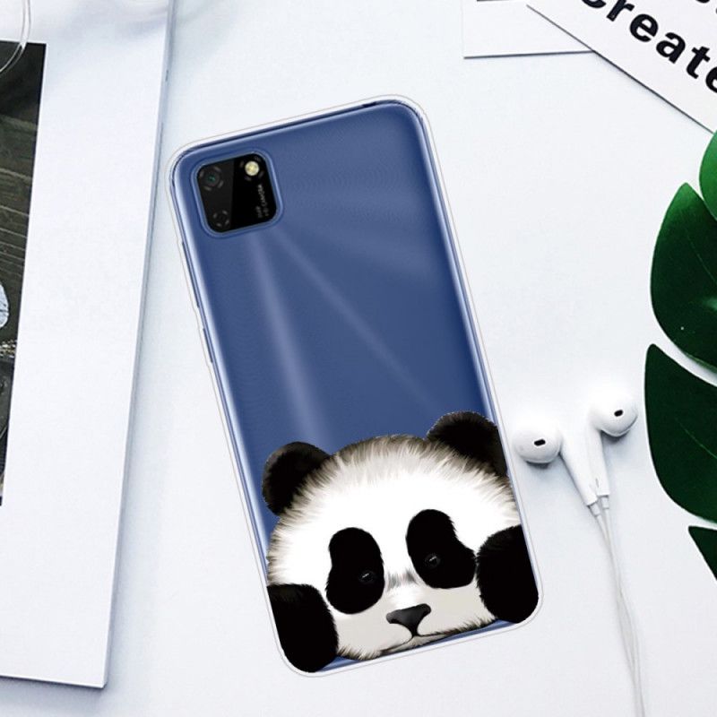 Cover Huawei Y5p Mobilcover Gennemsigtig Panda