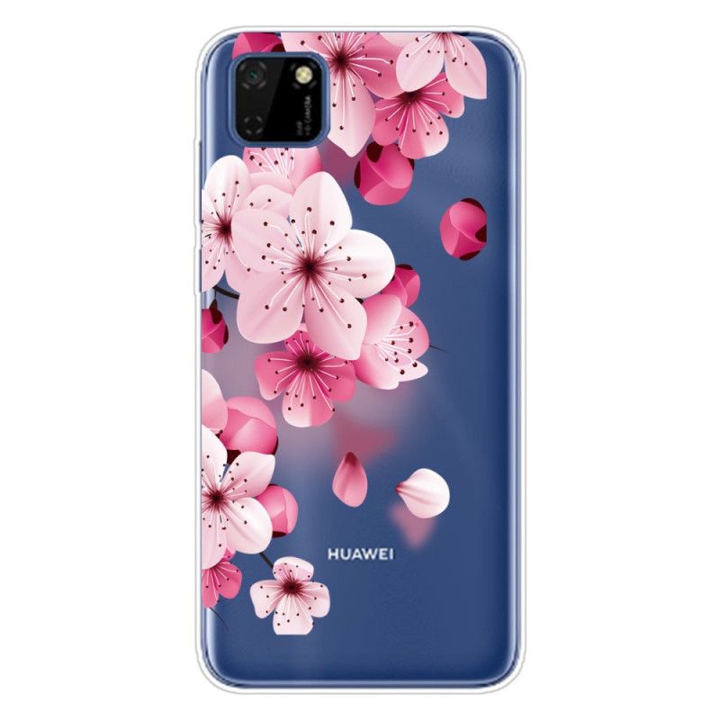 Cover Huawei Y5p Premium Blomster