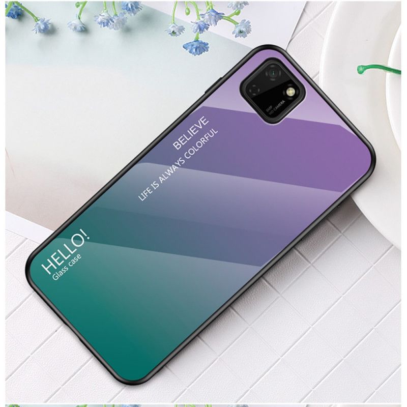 Cover Huawei Y5p Sort Hej Hærdet Glas