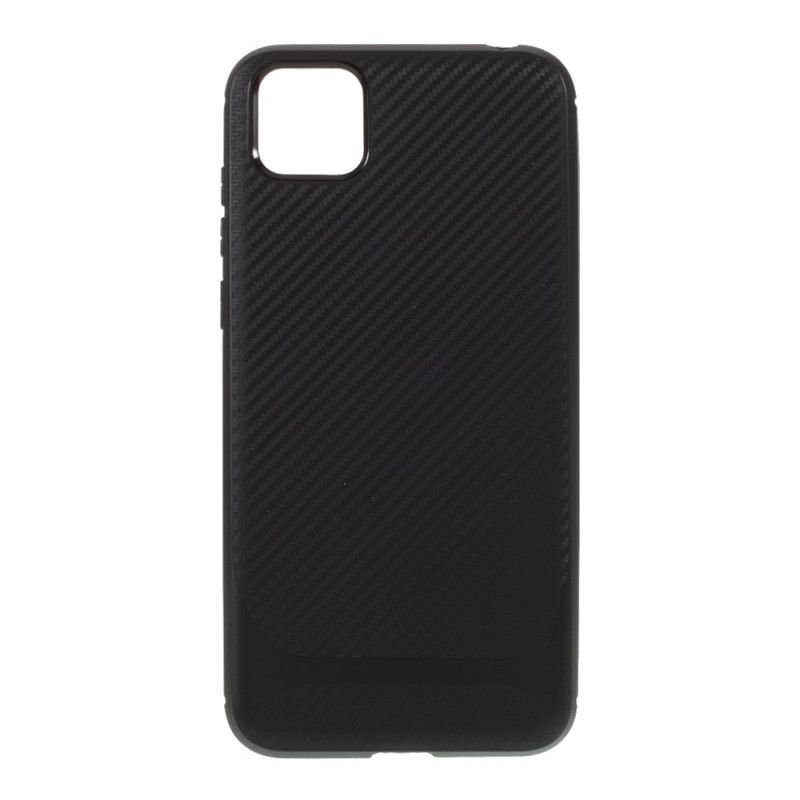 Cover Huawei Y5p Sort Mobilcover Enkelt Fleksibelt Kulfiber