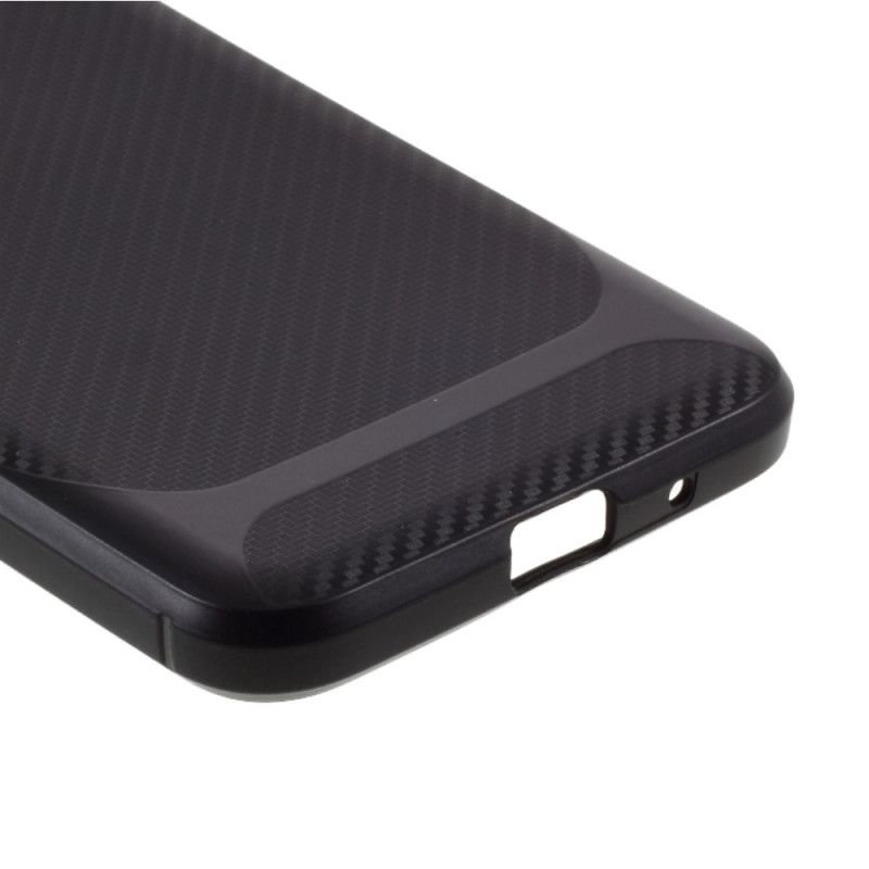 Cover Huawei Y5p Sort Mobilcover Enkelt Fleksibelt Kulfiber