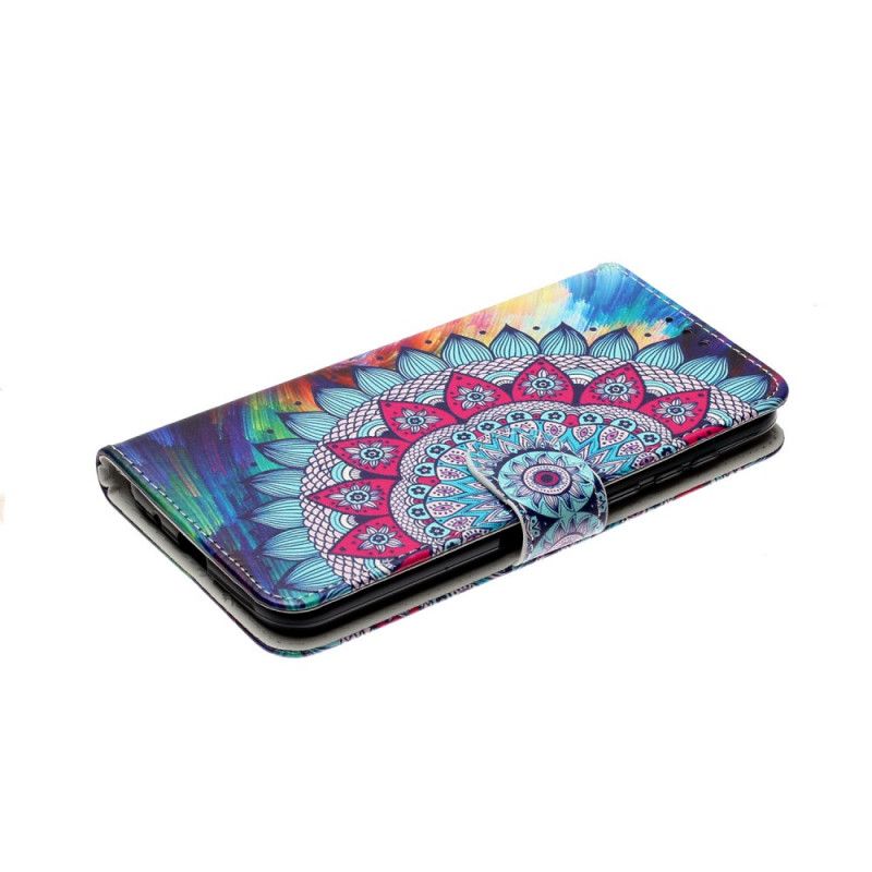 Flip Cover Huawei Y5p Ultra Farverig Mandala