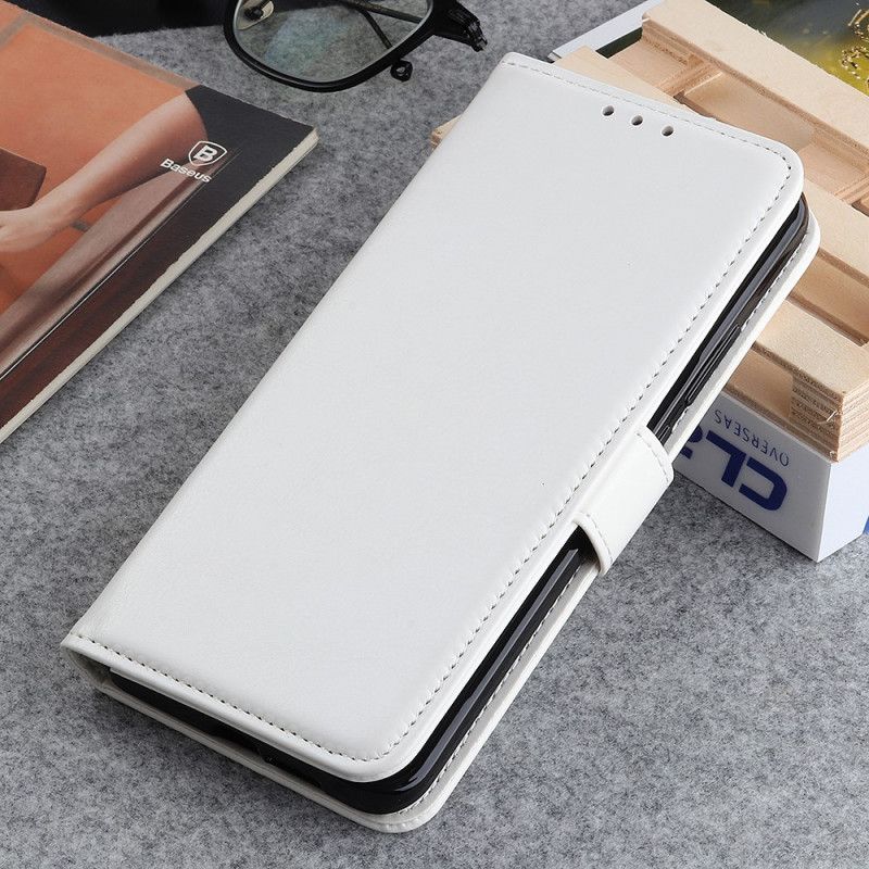 Flip Cover Læder Huawei Y5p Sort Finesse Imiteret Læder Original