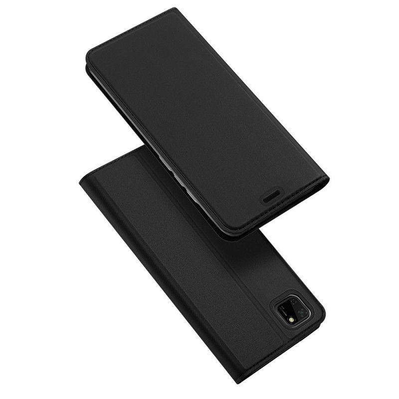 Læder Cover for Huawei Y5p Sort Pro Dux Ducis Hud