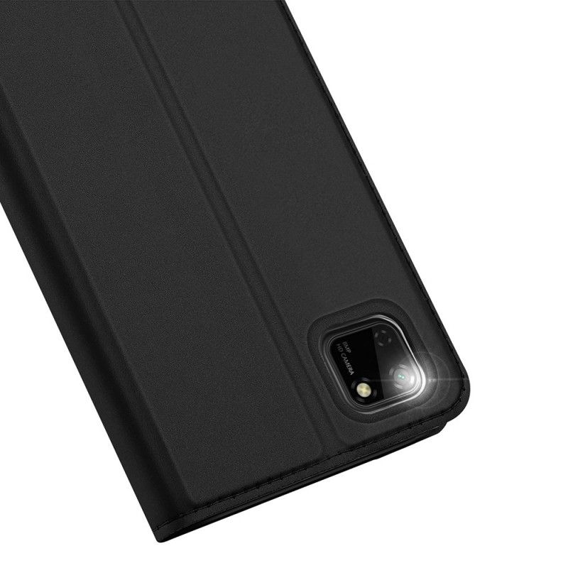 Læder Cover for Huawei Y5p Sort Pro Dux Ducis Hud