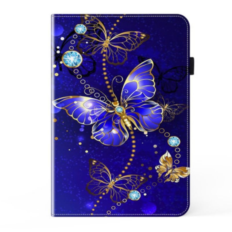 Etui Samsung Galaxy Tab S9 Fe Diamantsommerfugle