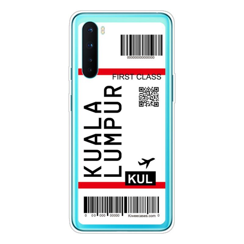 Cover for OnePlus Nord Boardingkort Til Kuala Lumpur