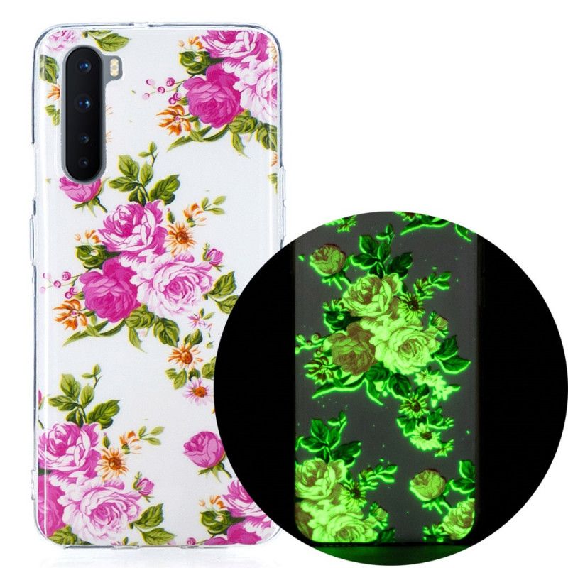 Cover for OnePlus Nord Fluorescerende Frihedsblomster